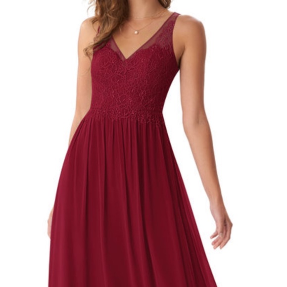 Maroon bridesmaid dress - Picture 2 of 3